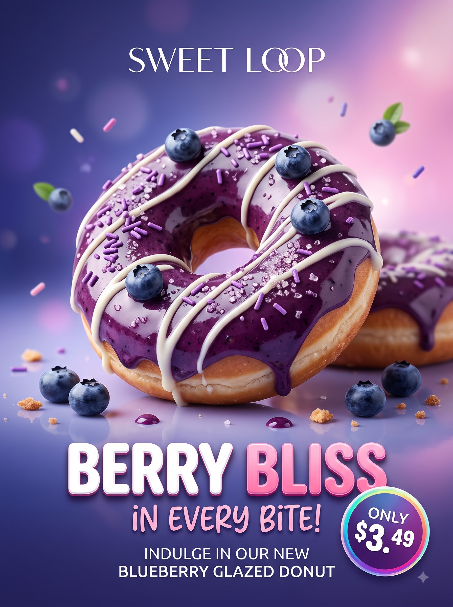 DONUT / DESSERT — Colorful Premium Sweet Poster
